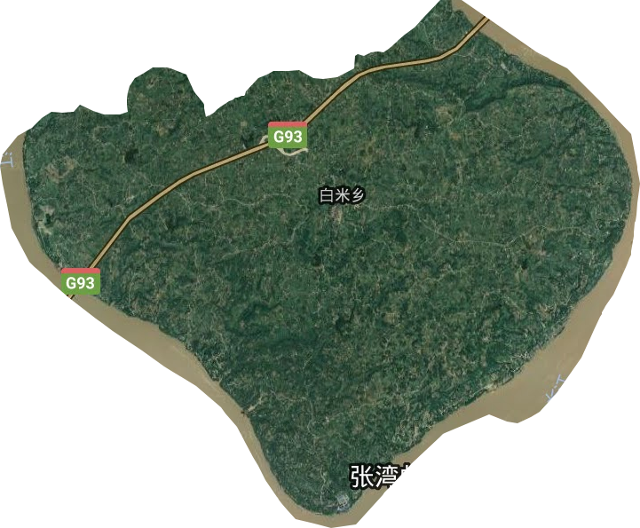 白米鄉衛星圖