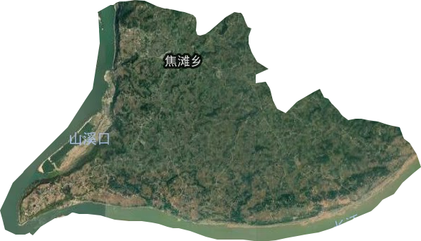 焦灘鄉衛星圖