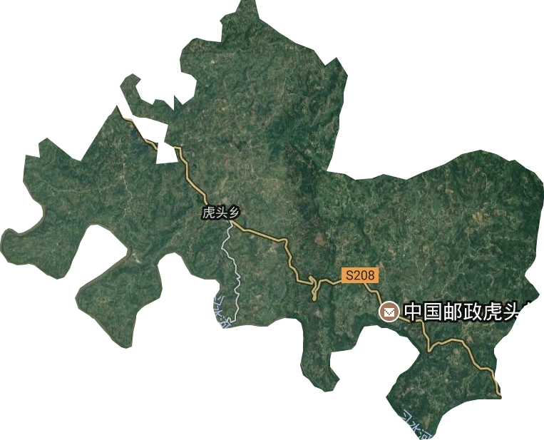 虎頭鄉(xiāng)衛(wèi)星圖