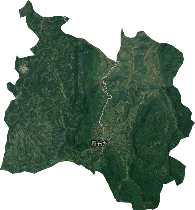 榕右鄉衛星圖