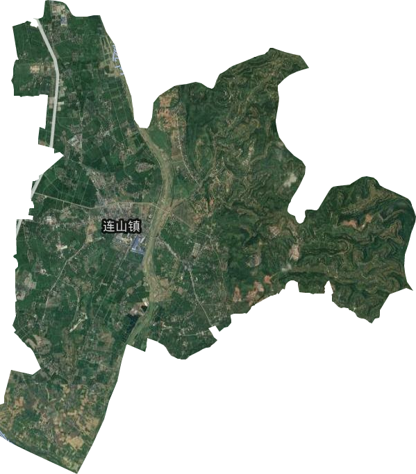 連山鎮(zhèn)衛(wèi)星圖