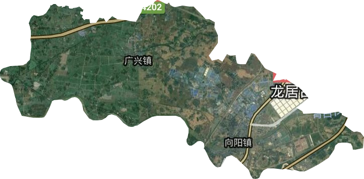 向陽鎮衛星圖