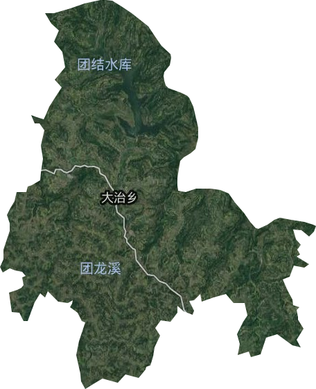大治鄉衛星圖