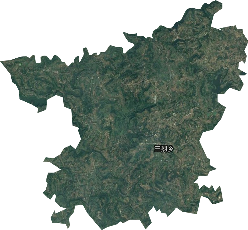 三烈鄉衛星圖