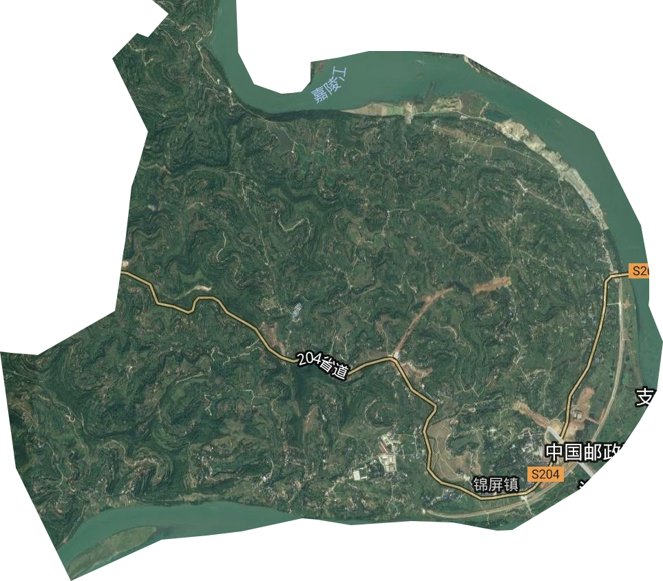 錦屏鎮(zhèn)衛(wèi)星圖