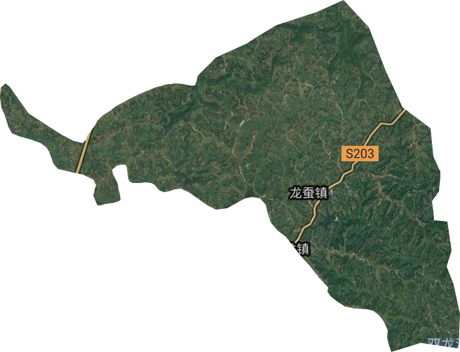 龍蠶鎮(zhèn)衛(wèi)星圖