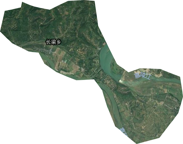 長梁鄉衛星圖