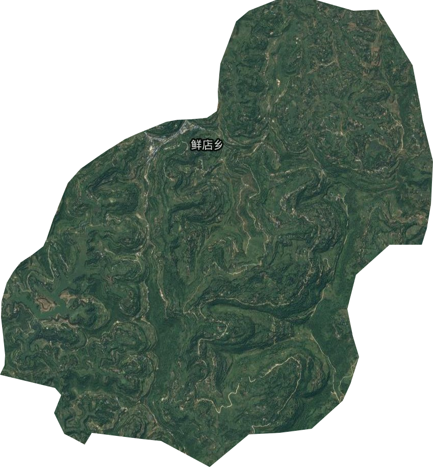 鮮店鄉衛星圖