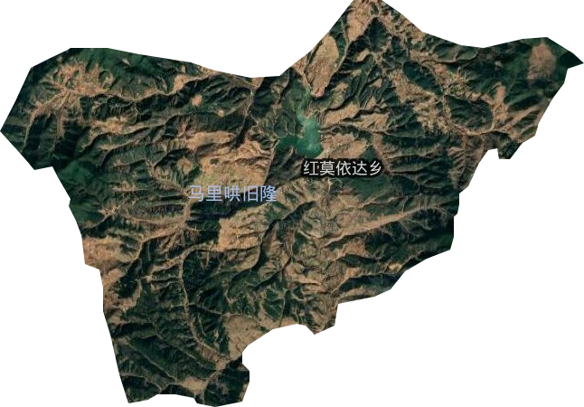 紅莫依達(dá)鄉(xiāng)衛(wèi)星圖