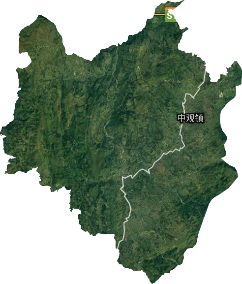 中觀鎮衛星圖