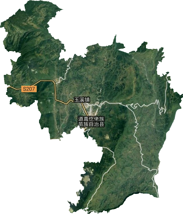 玉溪鎮(zhèn)衛(wèi)星圖