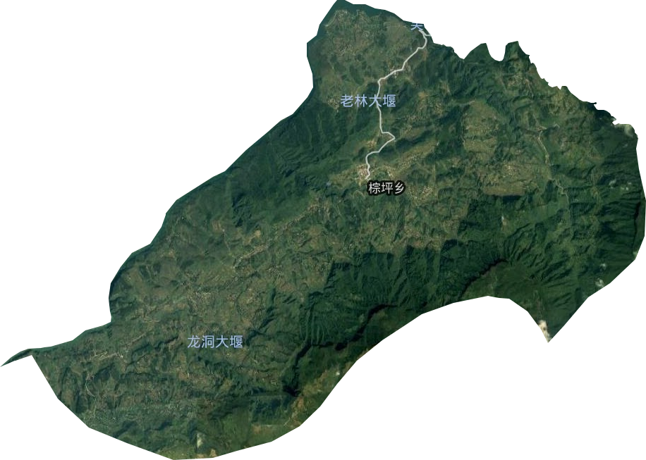 棕坪鄉衛星圖