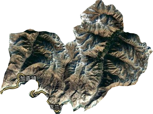 加查鎮衛星圖