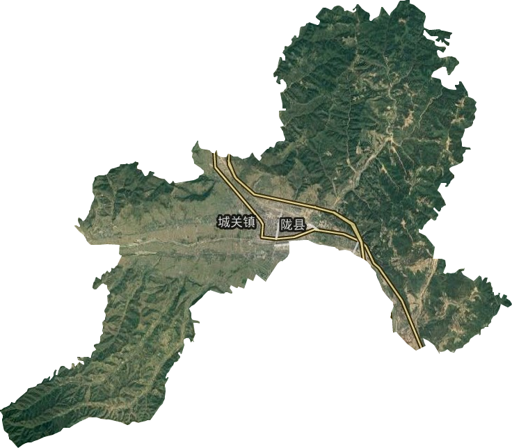 城關鎮衛星圖
