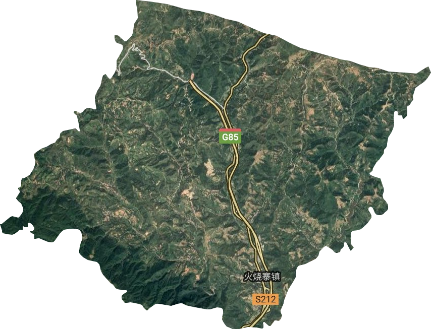 火燒寨鎮(zhèn)衛(wèi)星圖