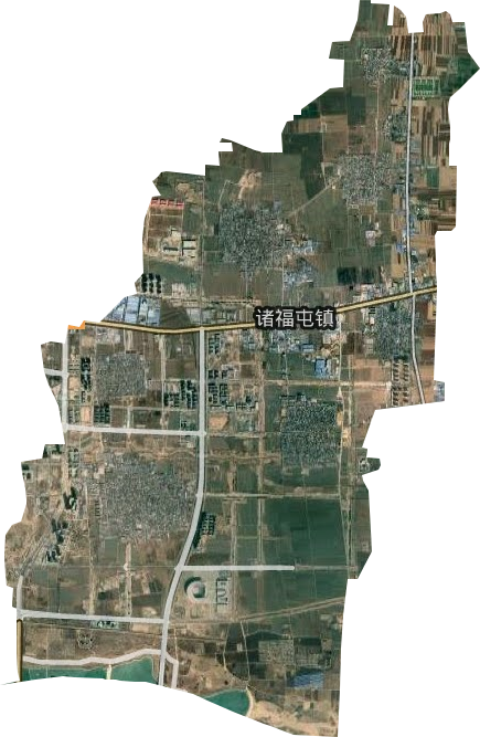 諸福屯街道衛星圖