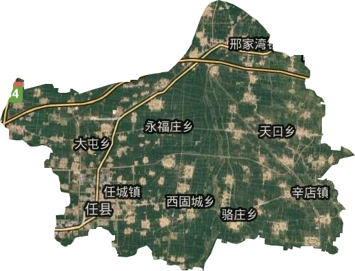 任縣衛星圖