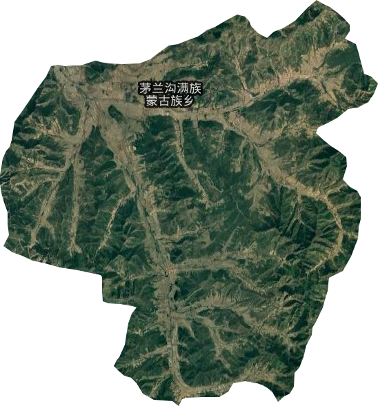 茅蘭溝滿族蒙古族鄉衛星圖