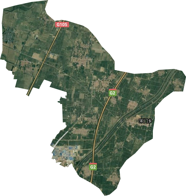 宋門鄉(xiāng)衛(wèi)星圖