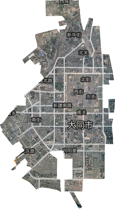 城區(qū)衛(wèi)星圖