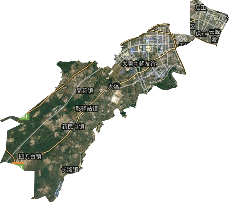 鐵西區衛星圖