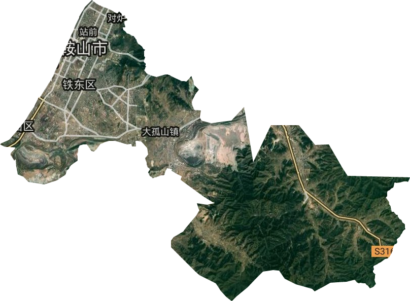鐵東區(qū)衛(wèi)星圖