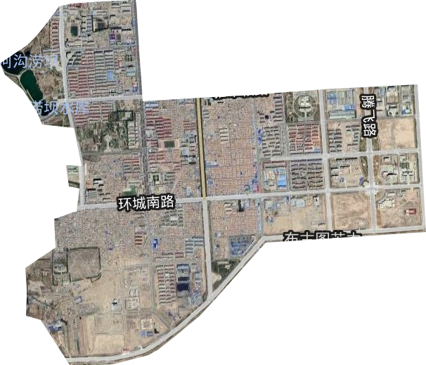 巴彥浩特南環路街道衛星圖
