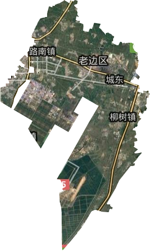 老邊區衛星圖