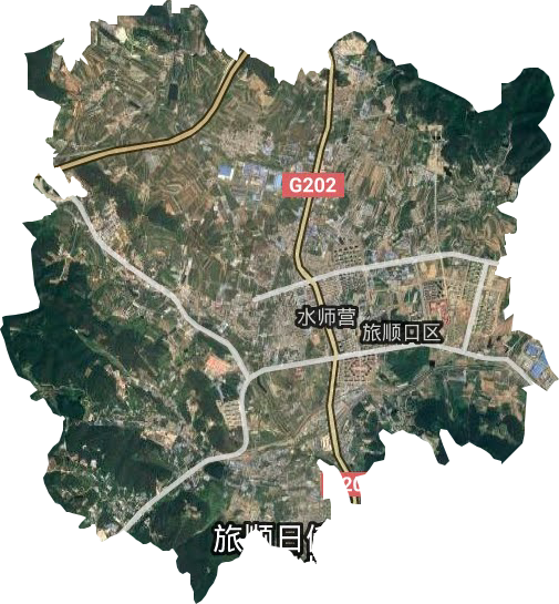 水師營街道衛(wèi)星圖