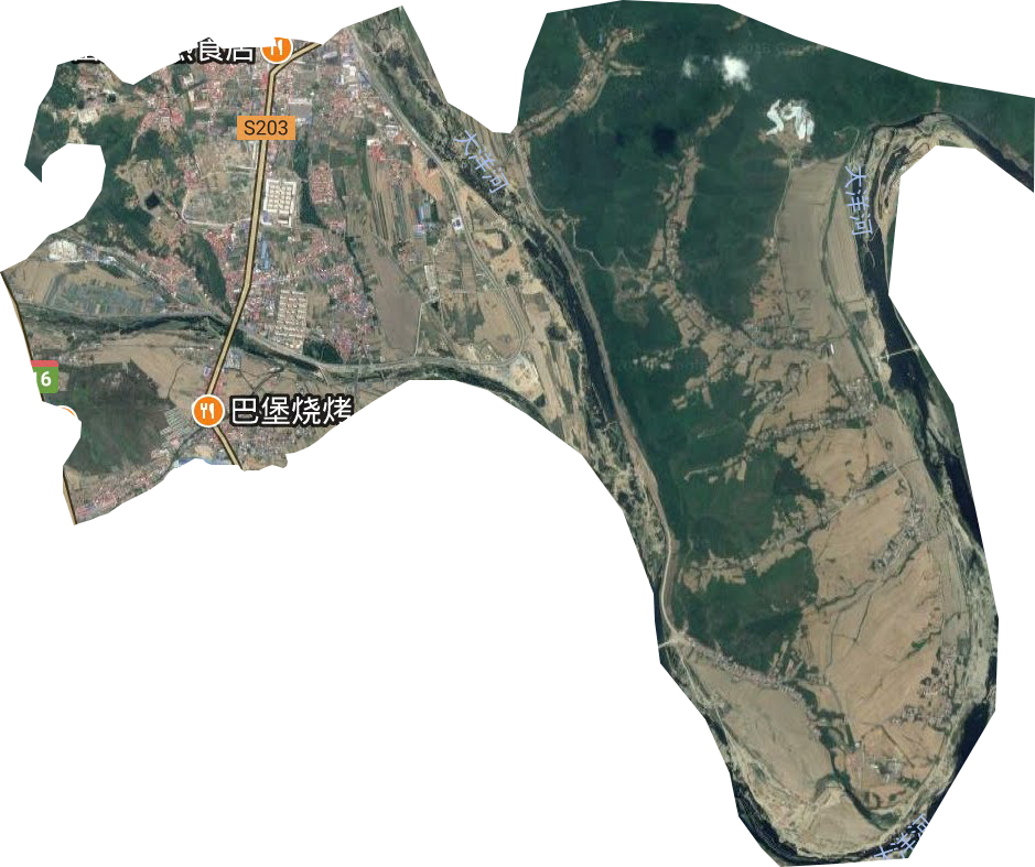 大寧街道衛星圖