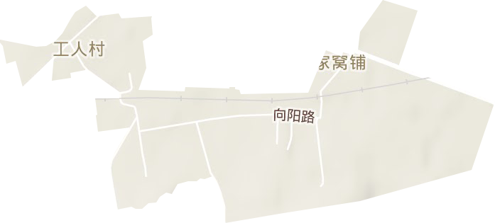 向陽街道地形圖