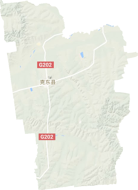 克東縣地形圖