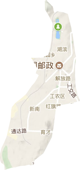 工農區地形圖
