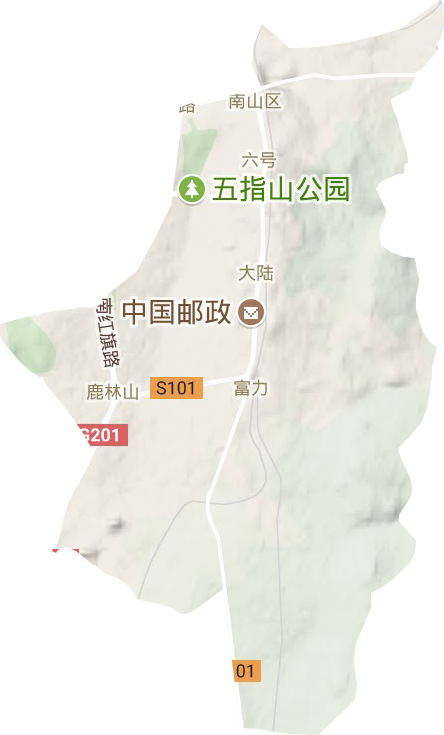 南山區地形圖