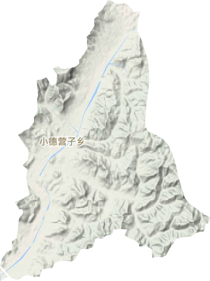 小德營子鄉(xiāng)地形圖