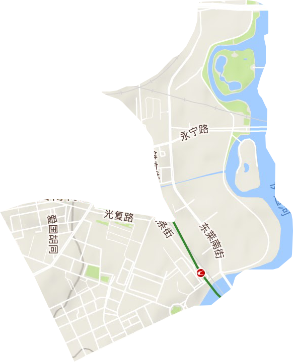 長通街道地形圖
