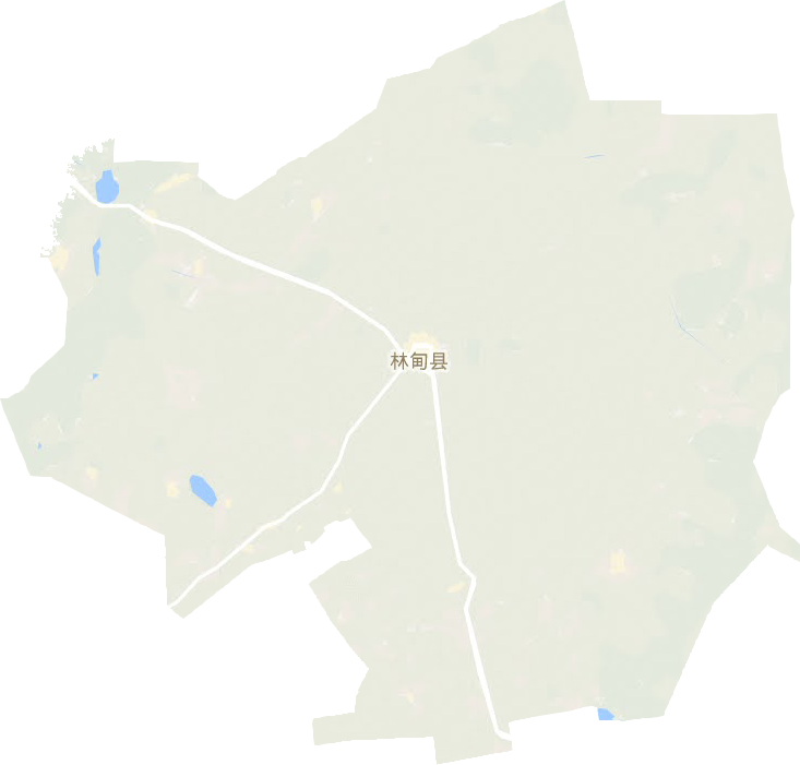 林甸縣地形圖