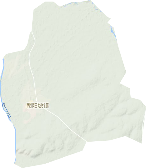 朝陽坡鎮地形圖