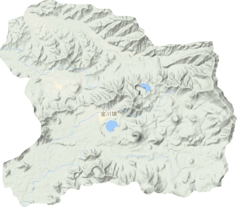 金川鎮地形圖