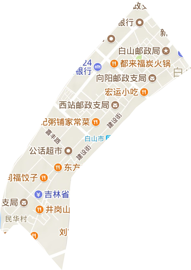 新建街道地形圖