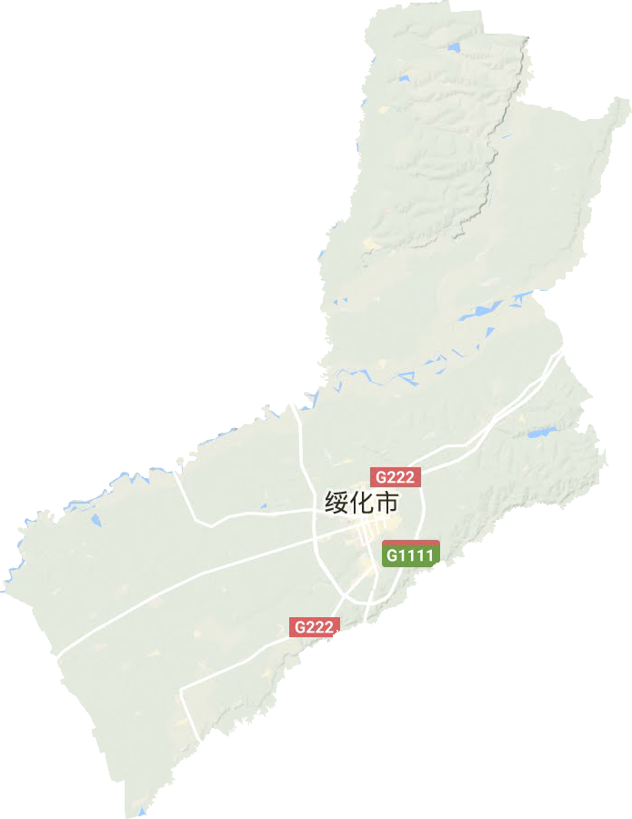 北林區(qū)地形圖