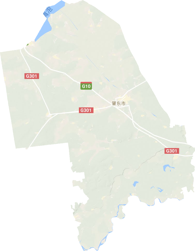 肇東市地形圖