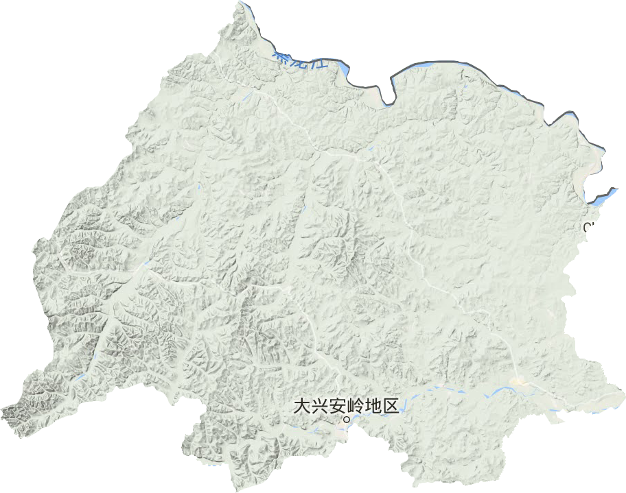 塔河縣地形圖