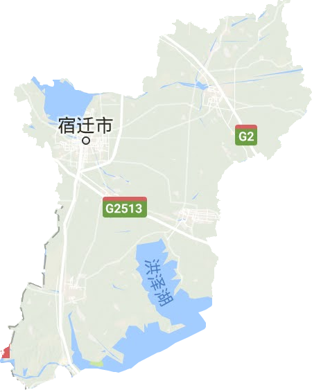 宿遷市地形圖