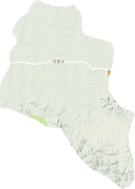 民意鄉(xiāng)地形圖