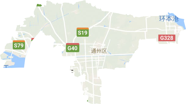 通州區地形圖