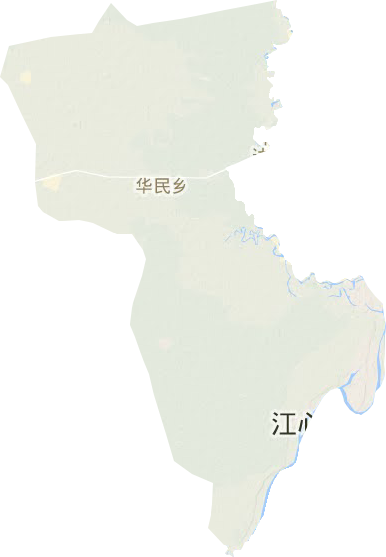華民鄉(xiāng)地形圖