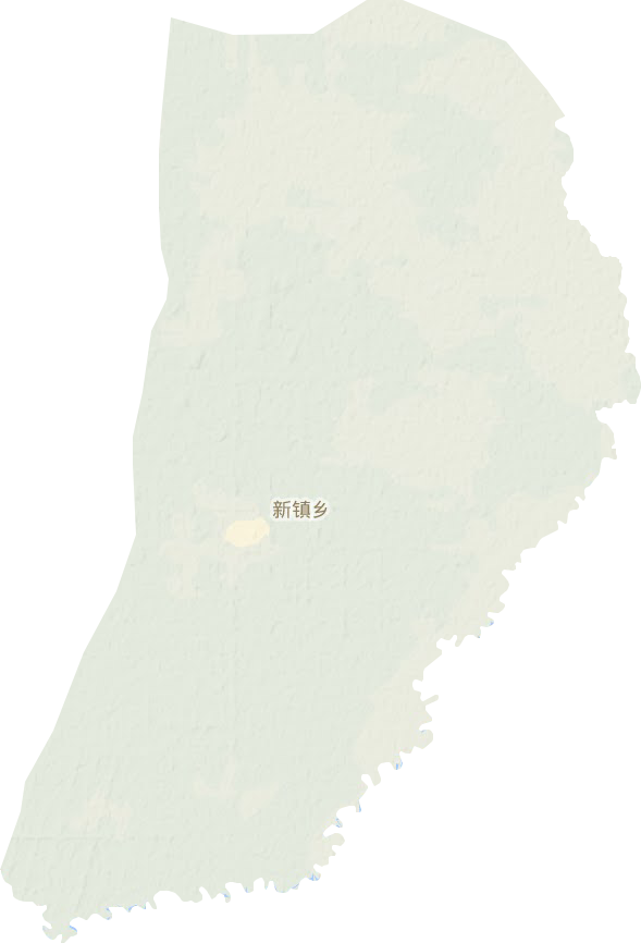新鎮(zhèn)鄉(xiāng)地形圖