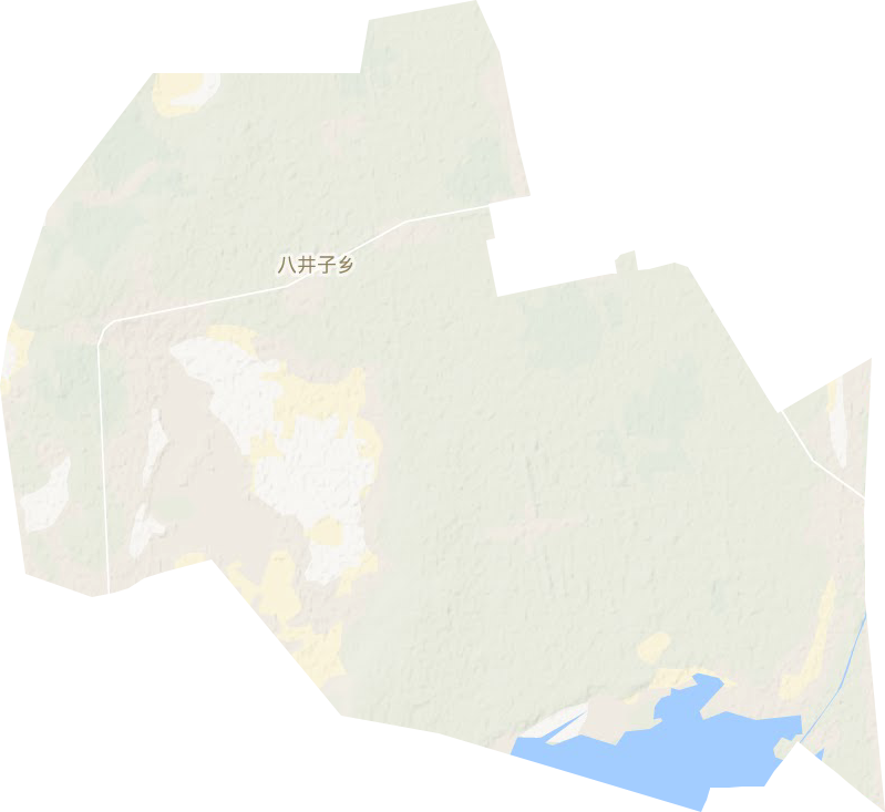 八井子鄉地形圖