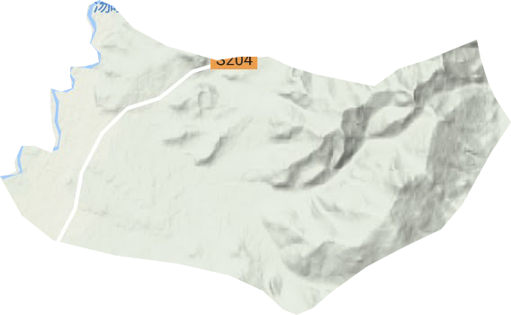 溪水經(jīng)營所地形圖
